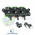 Landi Renzo LPG-Einspritzschiene 3 Zylinder GIRS-12 S Grün