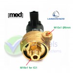 Landi Renzo LPG-Gasventil MED Typ 71- 6mm SICMA 2 Stecker für IG1-Verdampfer