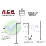 AEB-551 LPG-Safety Kfz-Sicherheitsrelais mit einstellbarer Chokezeit