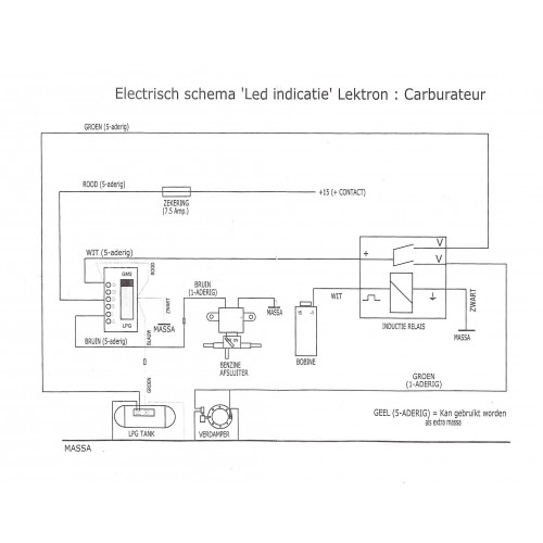 Lektron LED-Schalter GMS GLG326 ohne Tanksensor