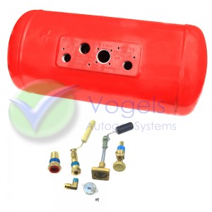 Füllstandsanzeige ØXXX mm 105° für Zyl. Brenngastank 4-Loch