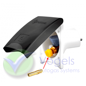 Truma Gas Außenanschluss mit Wasserhahn + Schnellkupplung für Gasverbrauch