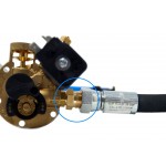 Kupplung 1/2"UNF Außengewinde x G1/4" Innengewinde zum Anschluss des Füllschlauchs an den Einlass des Multiventils