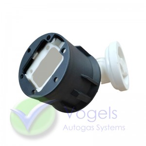 Kunststoffgehäuse Anschluss Bajonett Weiß Eingebauter Füll - Für LPG-Füllanschluss