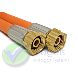 GOK Hochdruck-Gasschlauch 400mm 2 x G.2 SHELL-F (21,8 x 1/14 lh) Anschlüsse