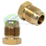 Kupplung 1/2"UNF Außengewinde x G1/4" Innengewinde zum Anschluss des Füllschlauchs an den Einlass des Multiventils