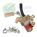 BRC Multiventil 30° H180mm für Chevrolet Spark LPG-Radmuldentank 1-Loch