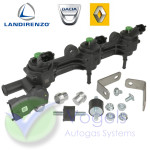 Gasinjektor-Schiene Landi Renzo 3 Zylinder – Renault / Dacia 1.0 TCe inkl. T/P-Sensor OEM RSA