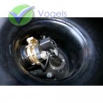 GZWM LPG-Radmuldentank 1-Loch 30° Intern 50L (Ø650x200) inkl. Multivalve