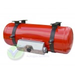 Montagehalterung mit Sockel Unbehandelt für zylindrische LPG-Tanks von Ø200mm bis Ø360mm - Pro Stück