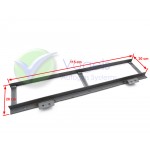 LPG-Tankrahmen - Tankbefestigung Universal 115 cm unbehandelt - für LPG-Zylindrtanks