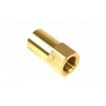 Adapterstück 1/2"UNF (3/4"-16) x B21,8 mm - für Gasflasche 4-Loch / MultiValve