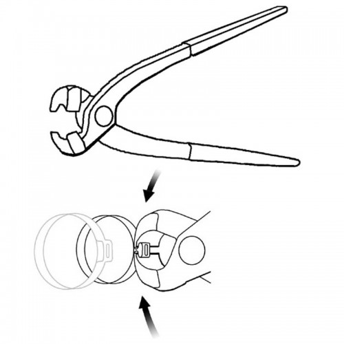 Schlauchklemme Oetiker Ø12,8 mm für SF XD-5 Rohr – pro Stück