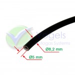 LPG-Gasrohr SF XD-3 Kunststoff Komplettset 6mm x 6m + FNF + FBB