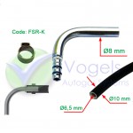 SF-Fitting XD-4 FSR-K 90° + Oetiker-Rohrklemme